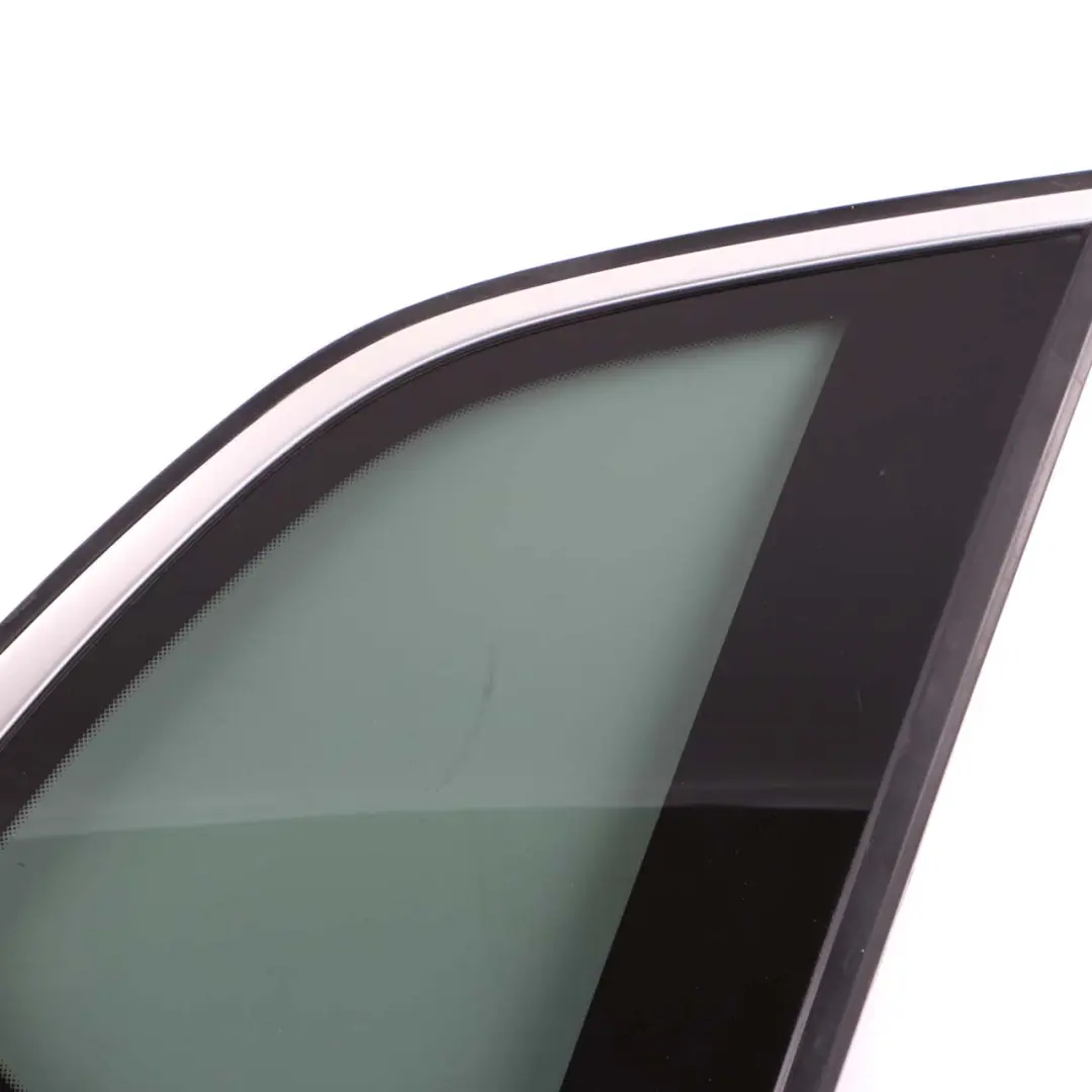 BMW E70 Ventana Lateral Negro Vidrio Junta Aluminio Trasero Derecho AS3 7207884 - SKU 7207886-1 - Número de pieza 7207886
