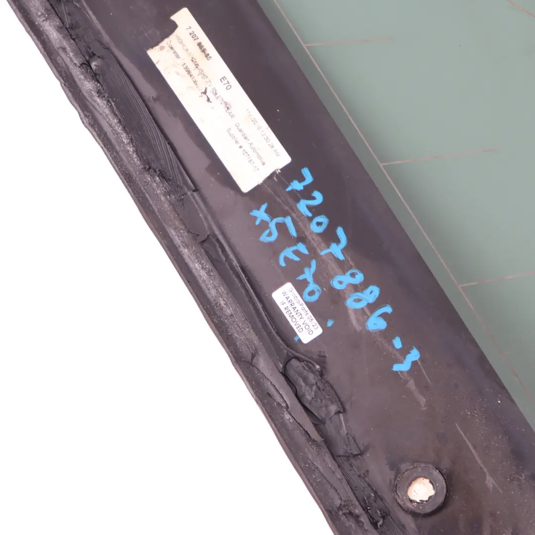 Szyba Boczna Prawy Tył AS3 do BMW X5 E70 o numerze 7207886 BMW X5 E70 Szyba Boczna Prawy Tył AS3 - SKU 7207886-3 - Numer Części 7207886