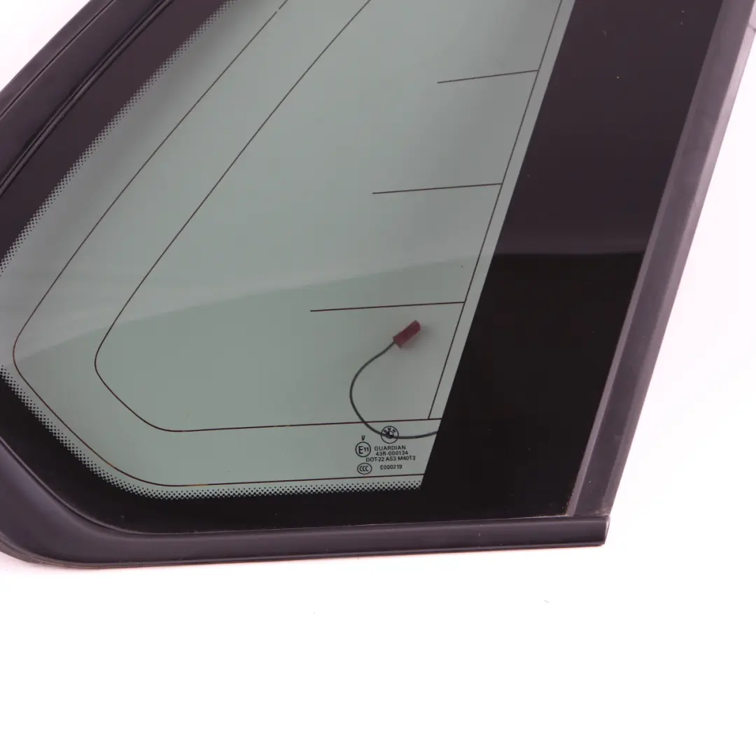 BMW X5 E70 Finestrino Laterale Quarto Vetro Vetro Posteriore Destro AS3 - SKU 7207886-3 - Numero di parte 7207886