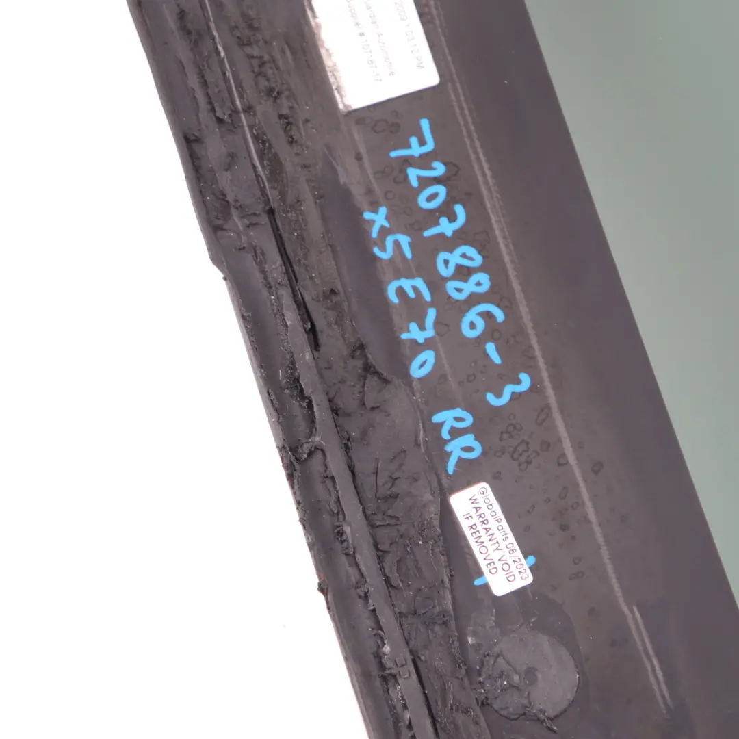 Szyba Karoseryjna Boczna Tył Tylna Prawa AS3 do BMW X5 E70 o numerze 7207886 BMW X5 E70 Szyba Karoseryjna Boczna Tył Tylna Prawa AS3 - SKU 7207886-4 - Numer Części 7207886
