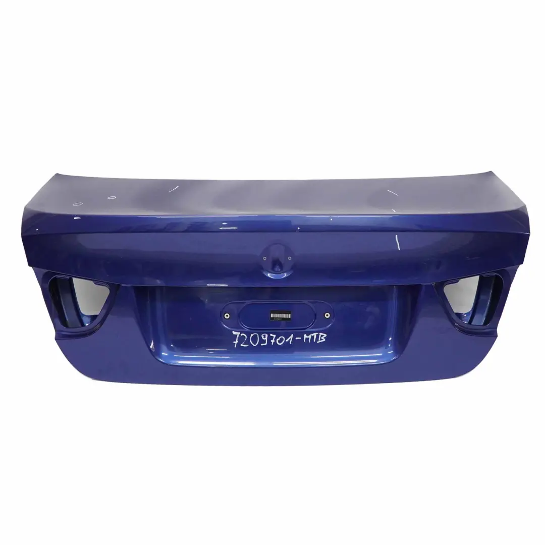 BMW E90 LCI Trunk Boot Lid Rear Tailgate Bootlid Montegoblau Montego Blue - A51 - SKU 7209701-MTB - Part number 7209701