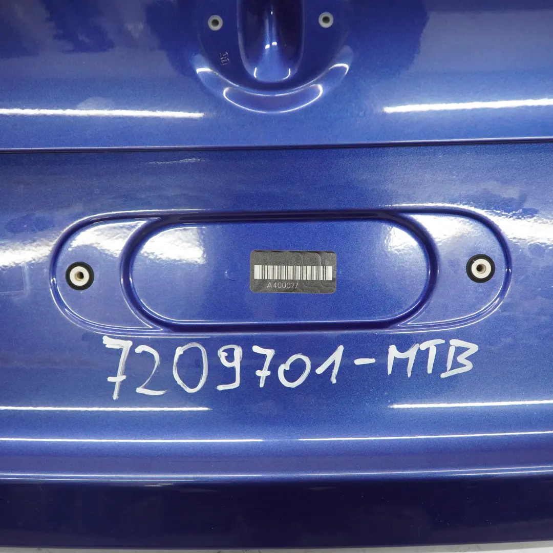 BMW E90 LCI Trunk Boot Lid Rear Tailgate Bootlid Montegoblau Montego Blue - A51 - SKU 7209701-MTB - Part number 7209701