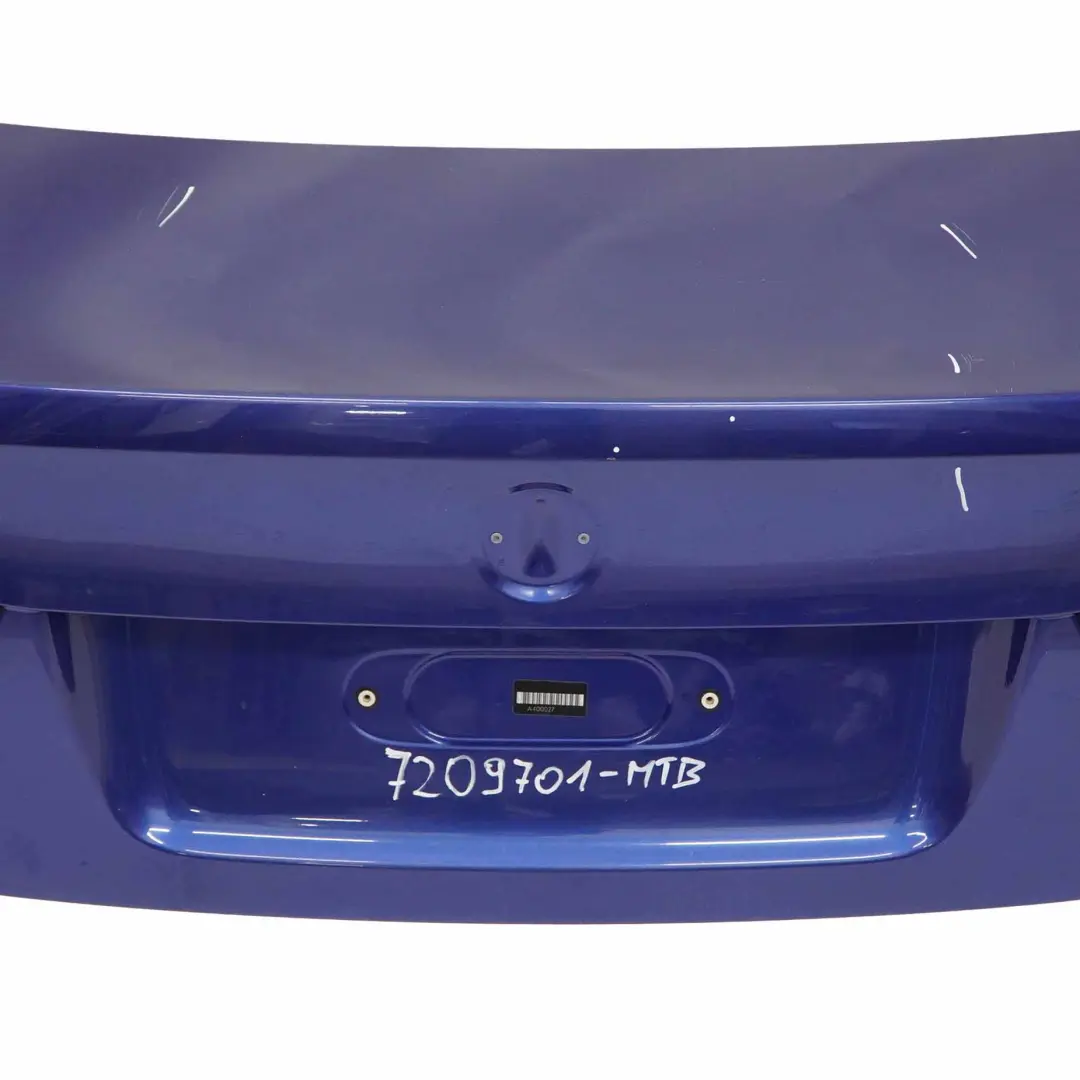 BMW E90 LCI Trunk Boot Lid Rear Tailgate Bootlid Montegoblau Montego Blue - A51 - SKU 7209701-MTB - Part number 7209701