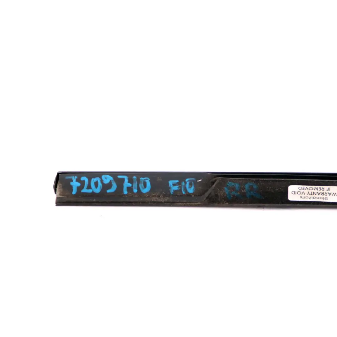 BMW F10 Rear Right Door Window Outer Weatherstrip Strip Cover High Gloss - SKU 7209710 - Part number 7209710