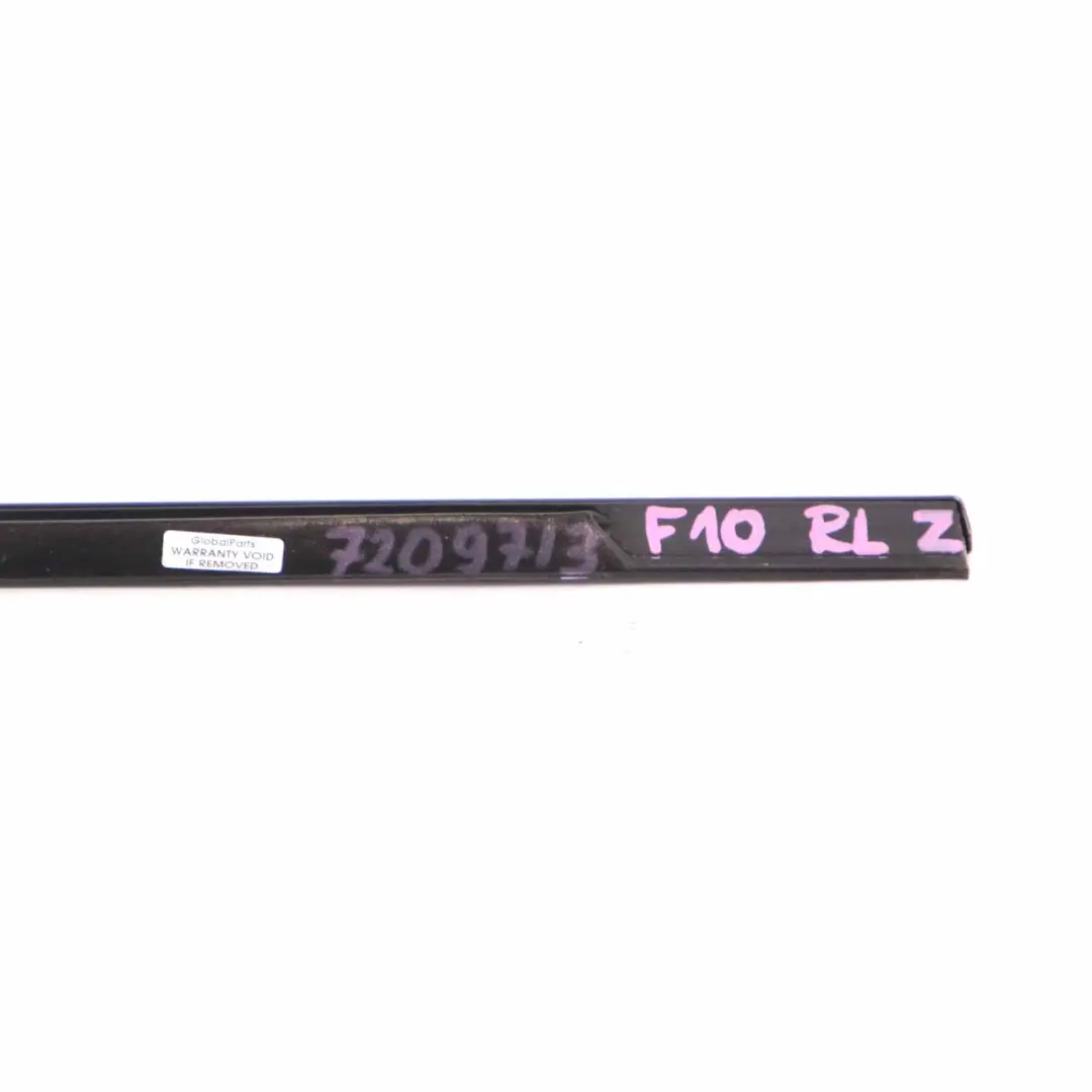 BMW F11 Window Strip Trim Door Rear Left N/S Moulding High Gloss - SKU 7209713 - Part number 7209713