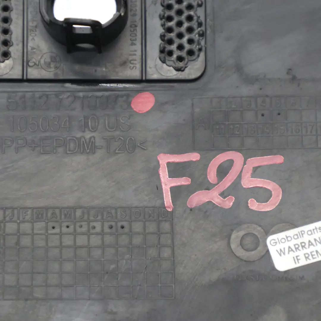 Paraurti Striscia di Protezione Copertura Posteriore per BMW X3 F25 con numero di parte 7210073 BMW X3 F25 Paraurti Striscia di Protezione Copertura Posteriore - SKU 7210073 - Numero di parte 7210073