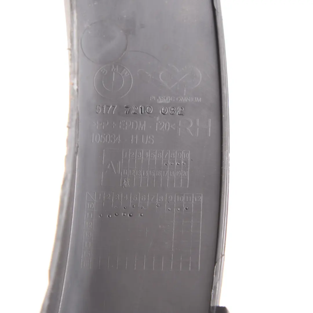 Passaruota BMW X3 F25 anteriore destro Pannello di copertura nero Primer per con numero di parte 7210082 Passaruota BMW X3 F25 anteriore destro Pannello di copertura nero Primer - SKU 7210082 - Numero di parte 7210082