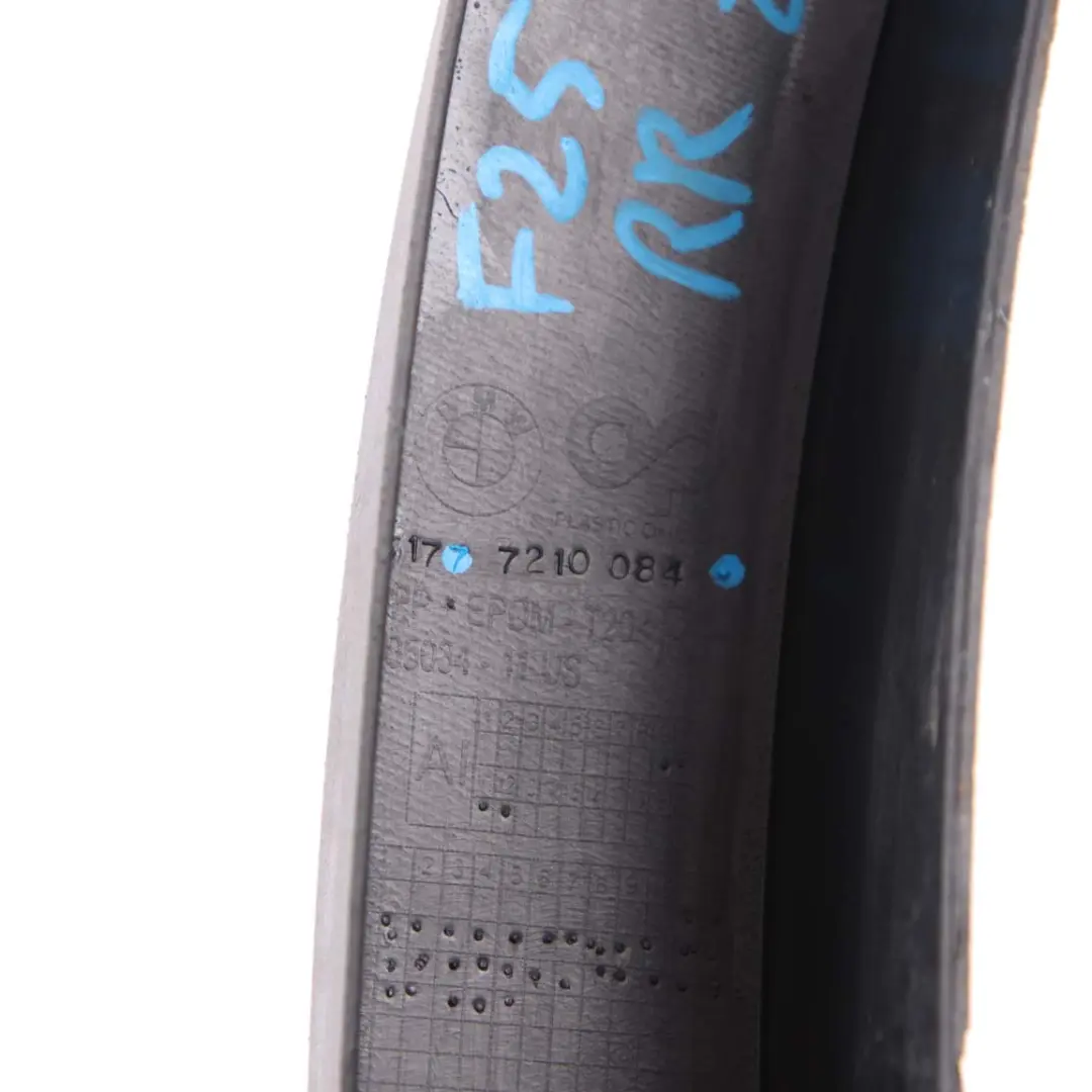 BMW X3 F25 Cache Roue Arche Arrière Droite Trim Moulding - SKU 7210084 - Numéro de pièce 7210084