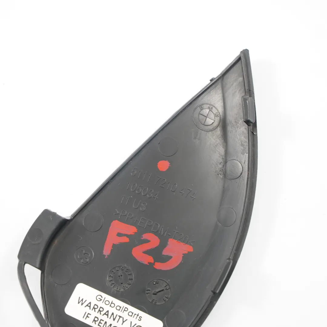 BMW X3 F25 Front Bumper Flap Towing Eye Trim Covering Primed - SKU 7210474 - Part number 7210474