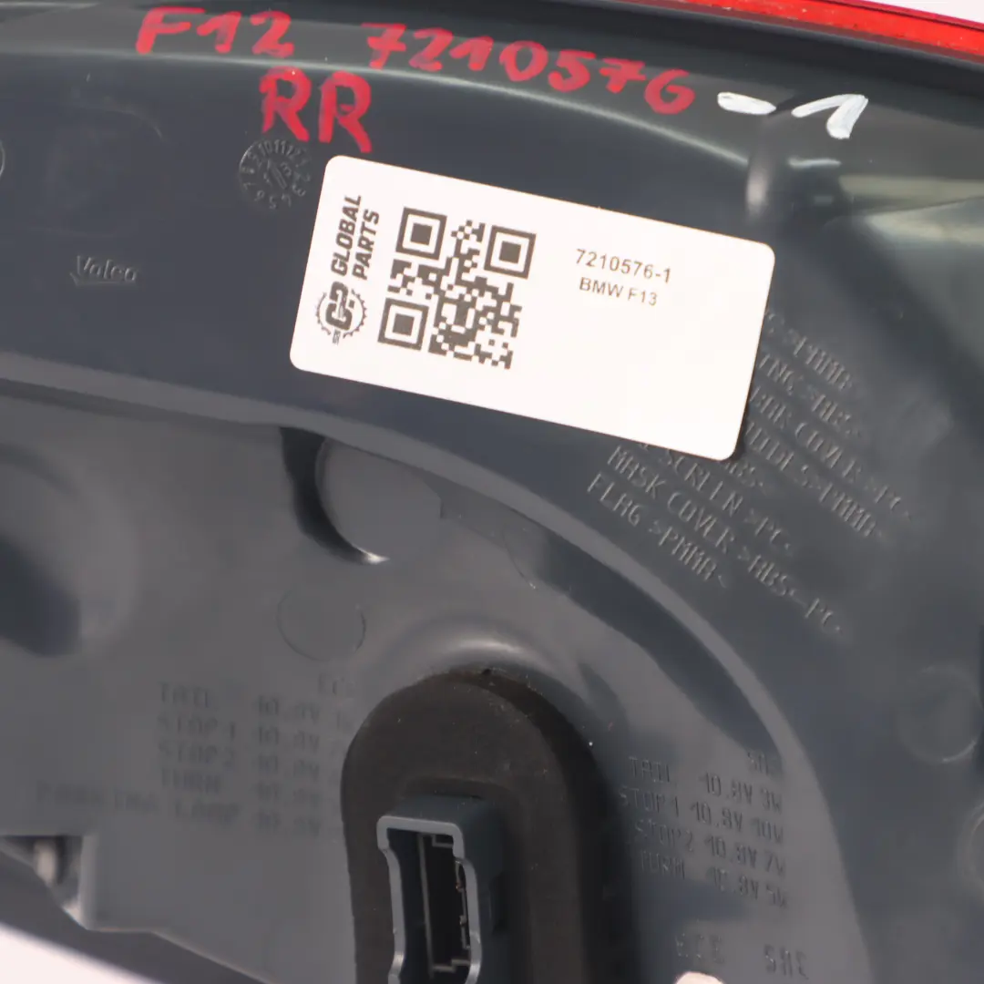 Rück leuchte BMW F06 F12 F13 Rücklicht Seitenwand rechts Rücklicht für mit Teilenummer 7210576 Rück leuchte BMW F06 F12 F13 Rücklicht Seitenwand rechts Rücklicht - SKU 7210576-1 - Teilenummer 7210576