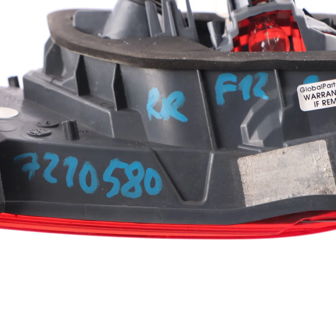 Trasero Derecho Luz Tapa del maletero Boot Tailgate para BMW F06 F12 F13 con número de pieza 7210580 BMW F06 F12 F13 Trasero Derecho Luz Tapa del maletero Boot Tailgate - SKU 7210580 - Número de pieza 7210580