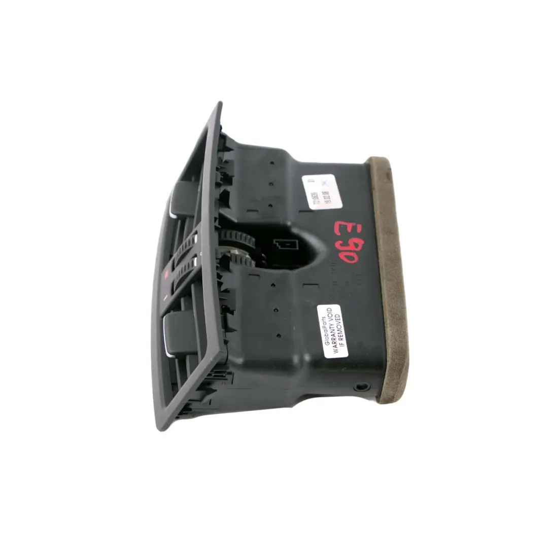 BMW E90 E91 Luft Auslass Hinten Mittelkonsole Frisches Gitter Schwarz - SKU 7210639 - Teilenummer 7210639