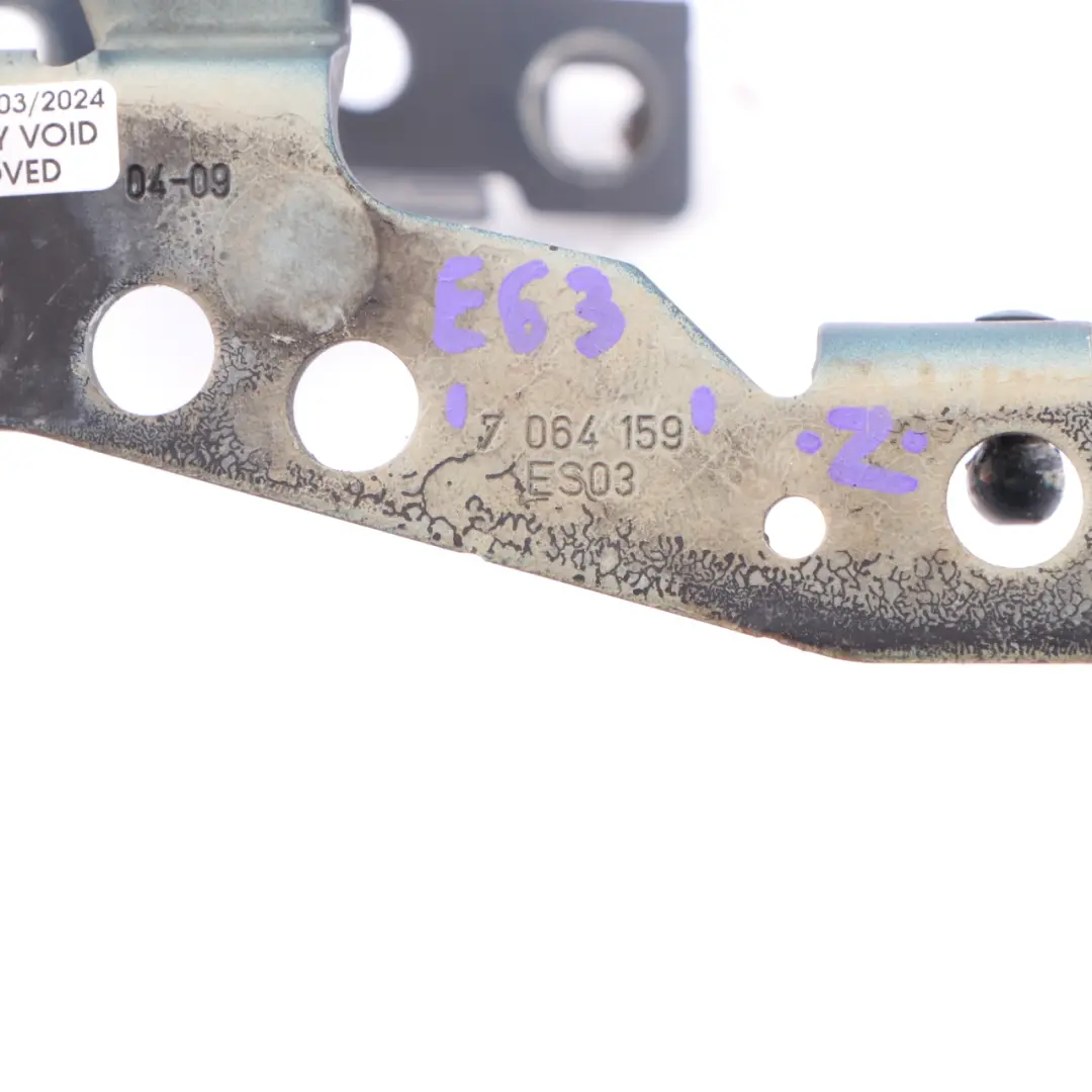 BMW E63 E64 Motor Hauben Scharnier Vorne Links Blau Onyx Metallic - S11 7064159 - SKU 7210669-BLO - Teilenummer 7210669
