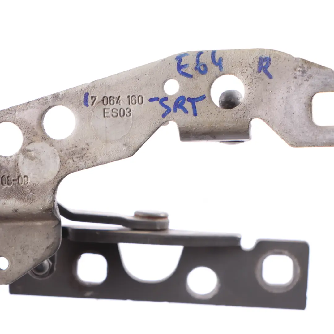 Capó Bisagra Delantera Derecha Stratus Pearl - 440 7064160 para BMW E63 E64 con número de pieza 7210670 BMW E63 E64 Capó Bisagra Delantera Derecha Stratus Pearl - 440 7064160 - SKU 7210670-SRT - Número de pieza 7210670