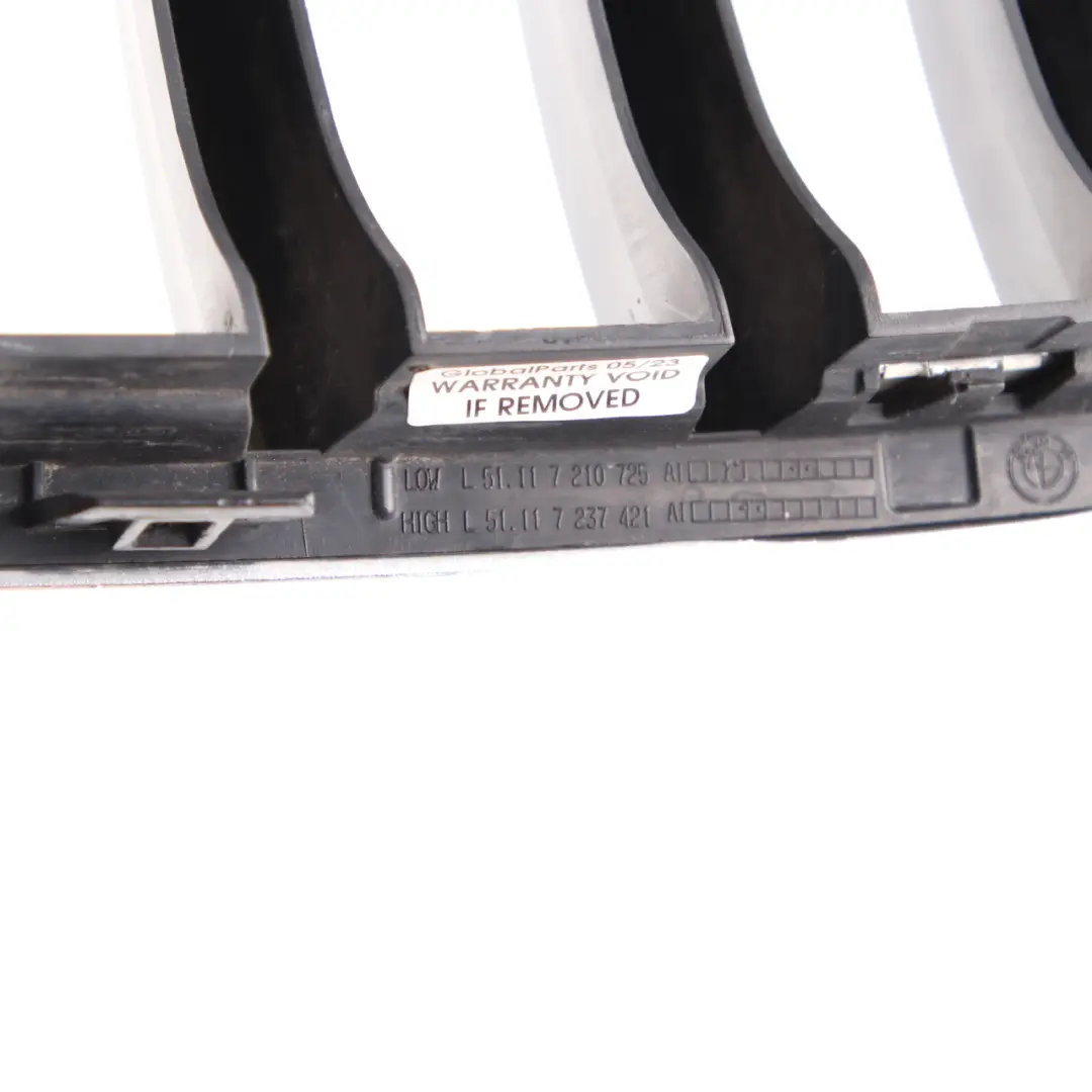 BMW X3 F25 Front Bumper Grille Air Inlet Trim Kidney Left N/S Chrom - SKU 7210725-1 - Part number 7210725