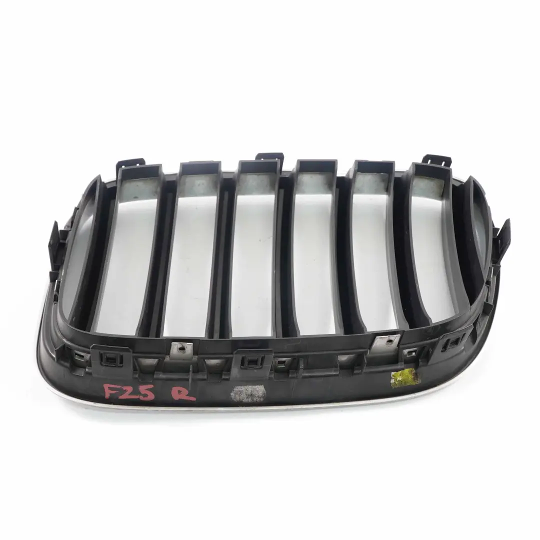  Front Bumper Grille BMW F25 Air Inlet Trim Panel Right O/S Chrom Black - SKU 7210726 - Part number 7210726