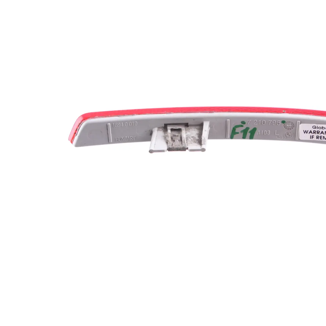 Lampe Reflektor Hinten Links Stoßstange Trim Reflexion Rot BMW F11 - SKU 7210795 - Teilenummer 7210795