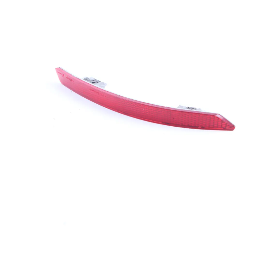 Lamp Reflector Rear Left N/S Bumper Trim Reflection Red to BMW F11 with Part number 7210795 BMW F11 Lamp Reflector Rear Left N/S Bumper Trim Reflection Red - SKU 7210795 - Part number 7210795