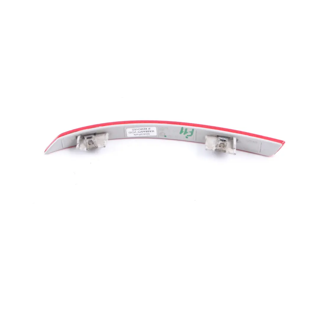 BMW F11 Lampa Odbłyśnik Listwa Czerwony Zderzak Lewy Tył - SKU 7210795 - Numer Części 7210795