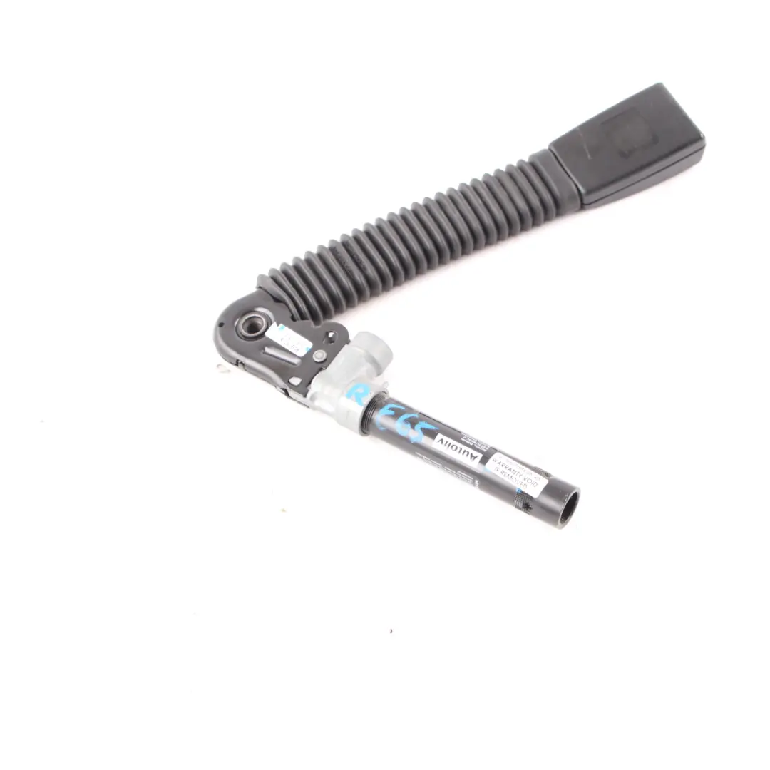Hebilla tensor cinturón seguridad asiento delantero derecho para BMW E65 E66 con número de pieza 7122210 BMW E65 E66 Hebilla tensor cinturón seguridad asiento delantero derecho - SKU 7210870 - Número de pieza 7122210