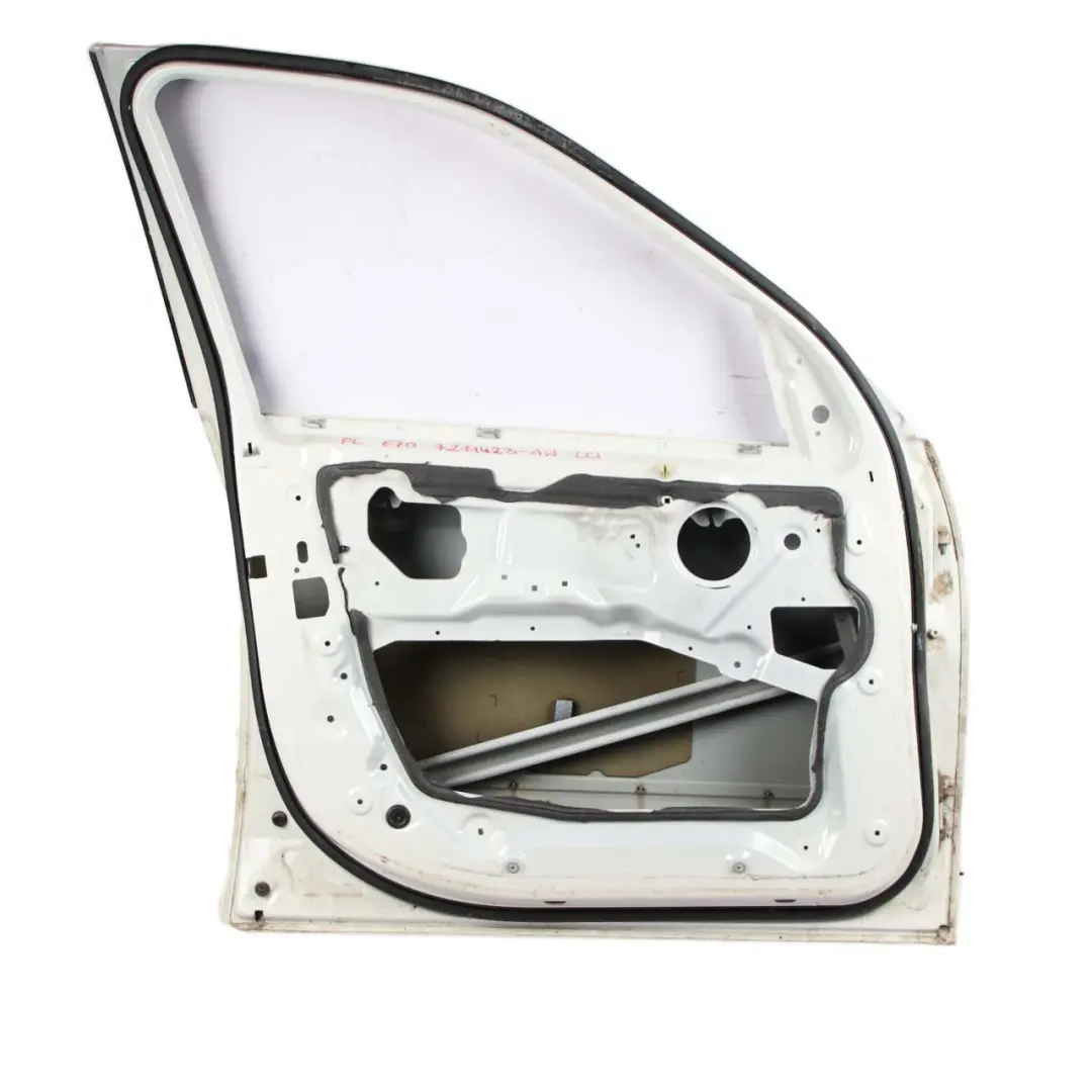 Door Front Left N/S Alpinweiss Alpine White 3 - 300 to BMW X5 E70 with Part number 7211423 BMW X5 E70 Door Front Left N/S Alpinweiss Alpine White 3 - 300 - SKU 7211423-AW - Part number 7211423