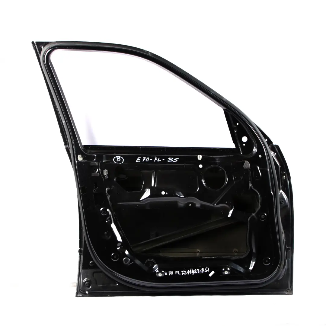 Door Front Left N/S Black Sapphire Metallic - 475 to BMW X5 Series E70 1 with Part number 7211423 BMW X5 Series E70 1 Door Front Left N/S Black Sapphire Metallic - 475 - SKU 7211423-BS1 - Part number 7211423
