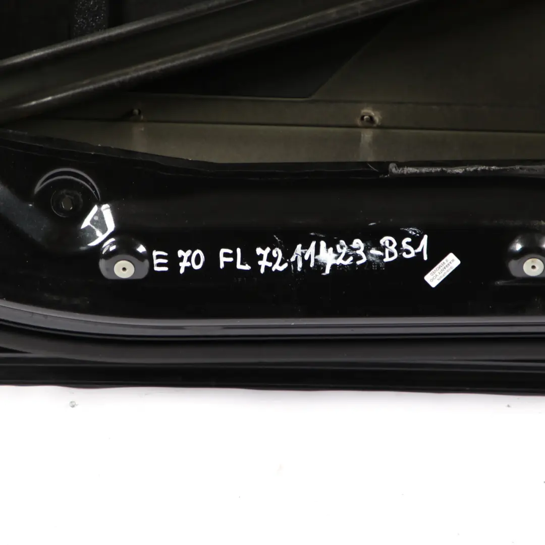 BMW X5 Series E70 1 Door Front Left N/S Black Sapphire Metallic - 475 - SKU 7211423-BS1 - Part number 7211423