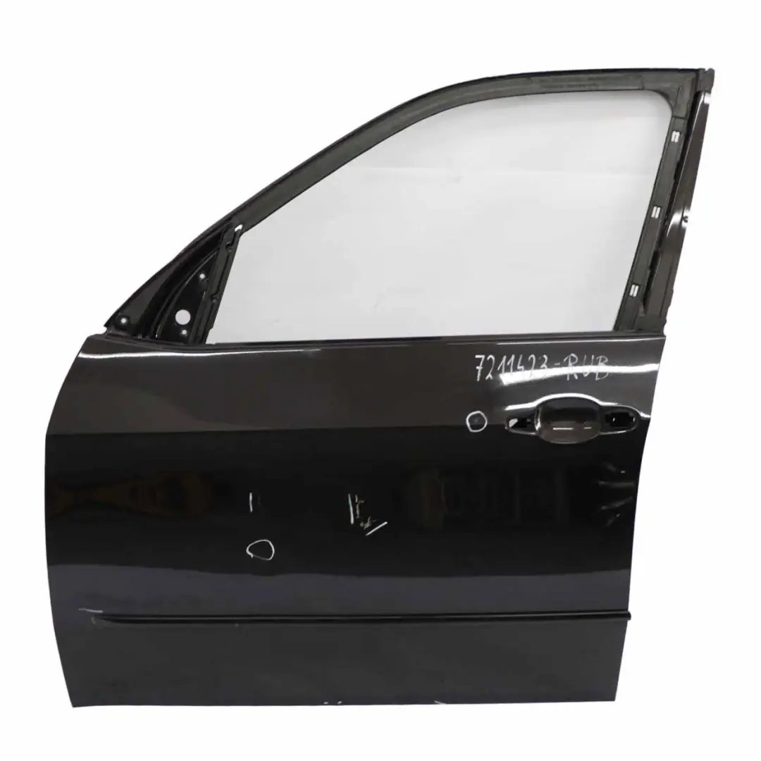 BMW X5 E70 Door Front Left N/S Rubinschwarz Ruby Black Metallic - S23 - SKU 7211423-RUB - Part number 7211423