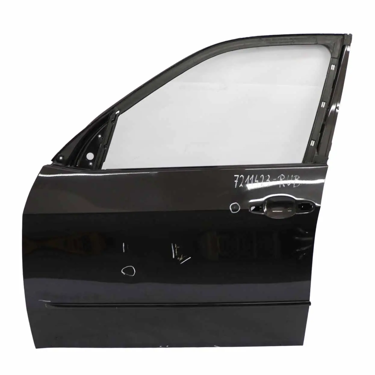 BMW X5 E70 Porta anteriore sinistra Rubinschwarz Ruby Black Metallic - S23