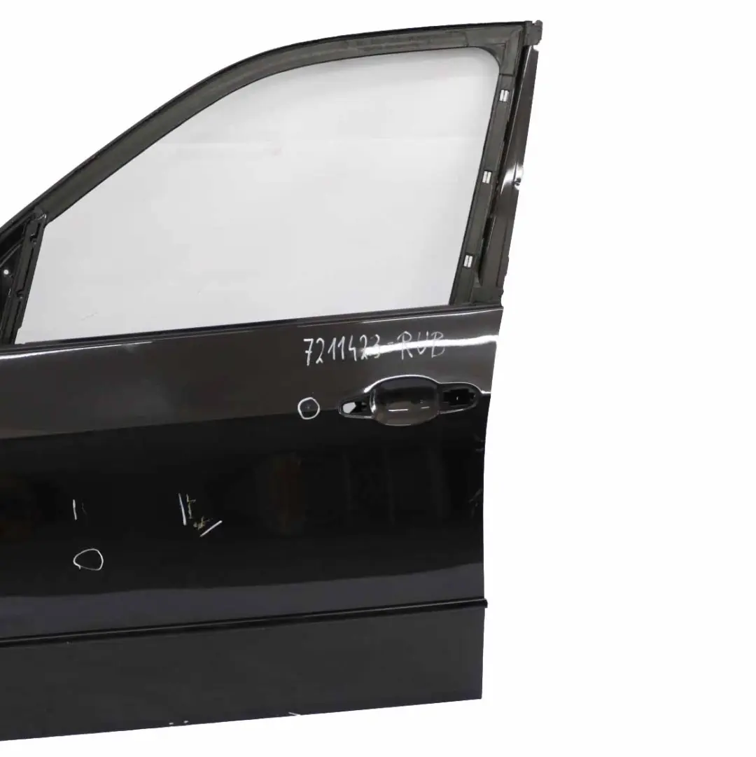 Porta anteriore sinistra Rubinschwarz Ruby Black Metallic - S23 per BMW X5 E70 con numero di parte 7211423 BMW X5 E70 Porta anteriore sinistra Rubinschwarz Ruby Black Metallic - S23 - SKU 7211423-RUB - Numero di parte 7211423