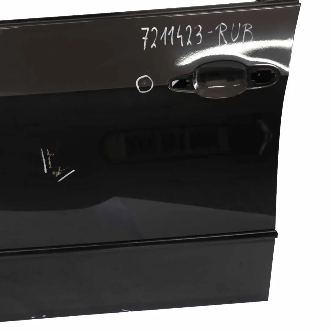 Porta anteriore sinistra Rubinschwarz Ruby Black Metallic - S23 per BMW X5 E70 con numero di parte 7211423 BMW X5 E70 Porta anteriore sinistra Rubinschwarz Ruby Black Metallic - S23 - SKU 7211423-RUB - Numero di parte 7211423