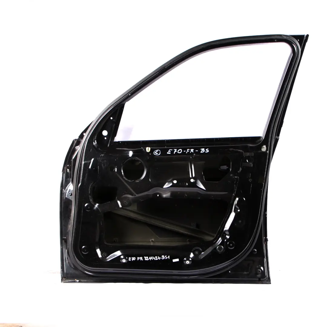 Door Front Right O/S Black Sapphire Metallic - 475 to BMW X5 Series E70 1 with Part number 7211424 BMW X5 Series E70 1 Door Front Right O/S Black Sapphire Metallic - 475 - SKU 7211424-BS1 - Part number 7211424