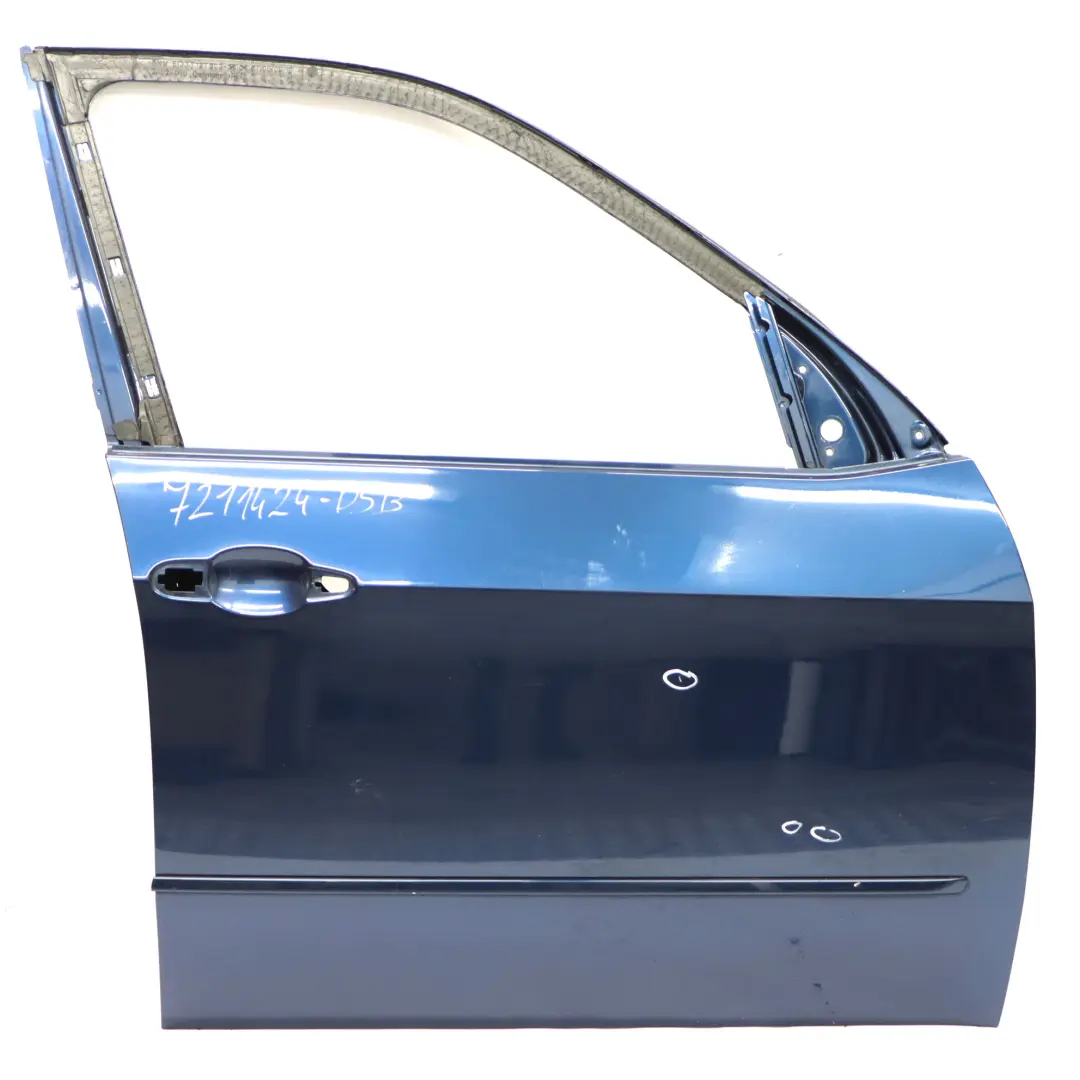 Door Front Right O/S Tiefseeblau Deep Sea Blue Metallic - A76 to BMW X5 E70 with Part number 7211424 BMW X5 E70 Door Front Right O/S Tiefseeblau Deep Sea Blue Metallic - A76 - SKU 7211424-DSB - Part number 7211424