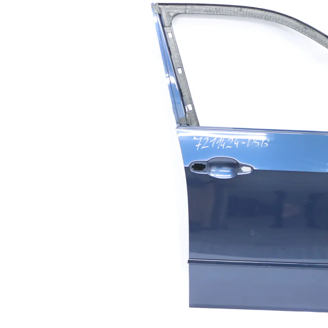 Door Front Right O/S Tiefseeblau Deep Sea Blue Metallic - A76 to BMW X5 E70 with Part number 7211424 BMW X5 E70 Door Front Right O/S Tiefseeblau Deep Sea Blue Metallic - A76 - SKU 7211424-DSB - Part number 7211424