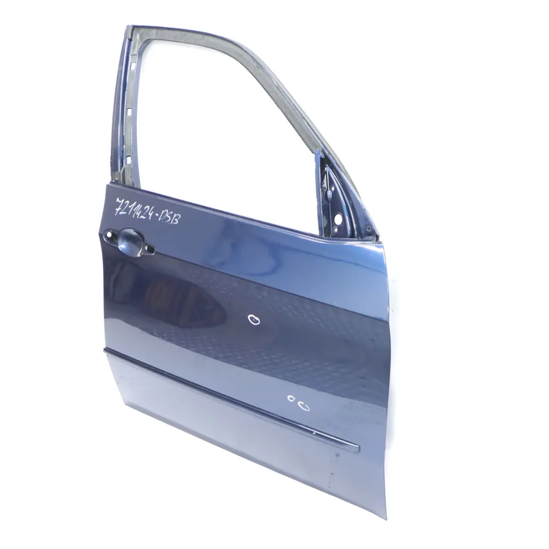 Porta anteriore destra Tiefseeblau Deep Sea Blue Metallic - A76 per BMW X5 E70 con numero di parte 7211424 BMW X5 E70 Porta anteriore destra Tiefseeblau Deep Sea Blue Metallic - A76 - SKU 7211424-DSB - Numero di parte 7211424
