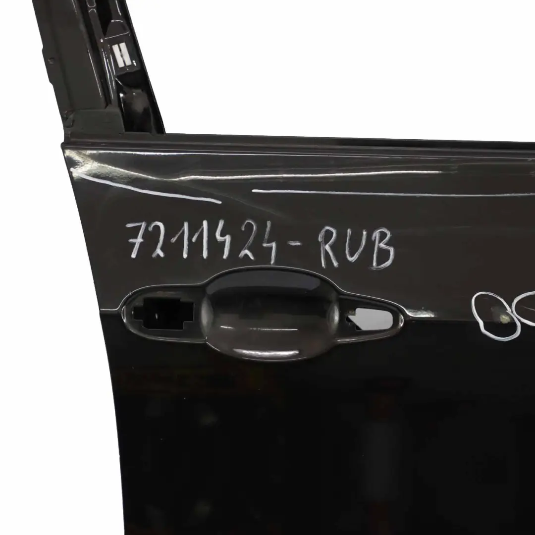 BMW X5 E70 Door Front Right O/S Rubinschwarz Ruby Black Metallic - S23 - SKU 7211424-RUB - Part number 7211424