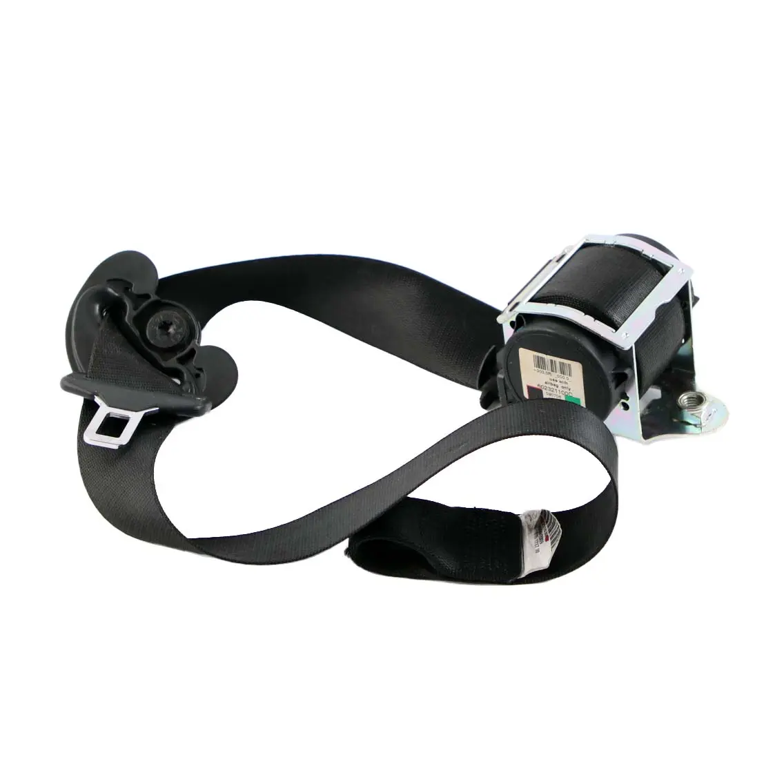 BMW E63 LCI cintura di sicurezza superiore anteriore destra nera 7211630