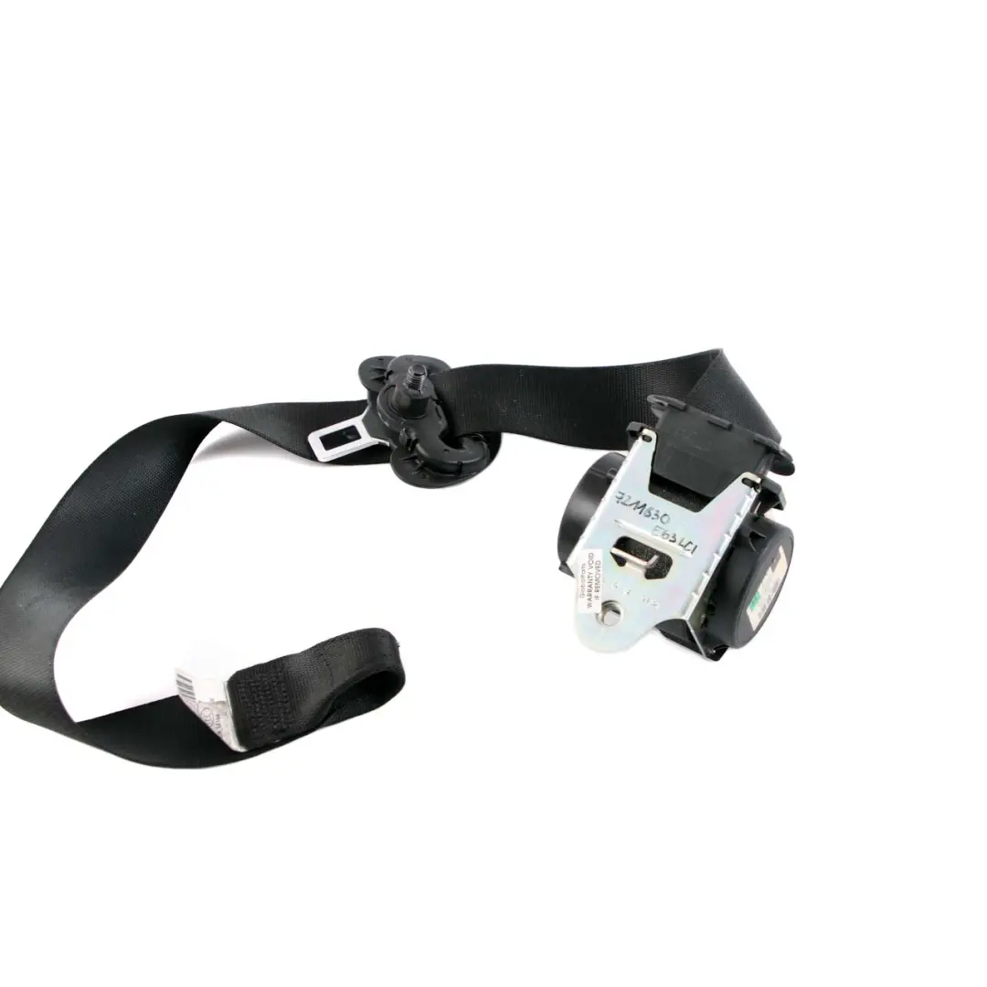 Upper Belt Safety Seatbelt Front Right O/S Black to BMW 6 Series E63 LCI with Part number 7211630 BMW 6 Series E63 LCI Upper Belt Safety Seatbelt Front Right O/S Black - SKU 7211630 - Part number 7211630