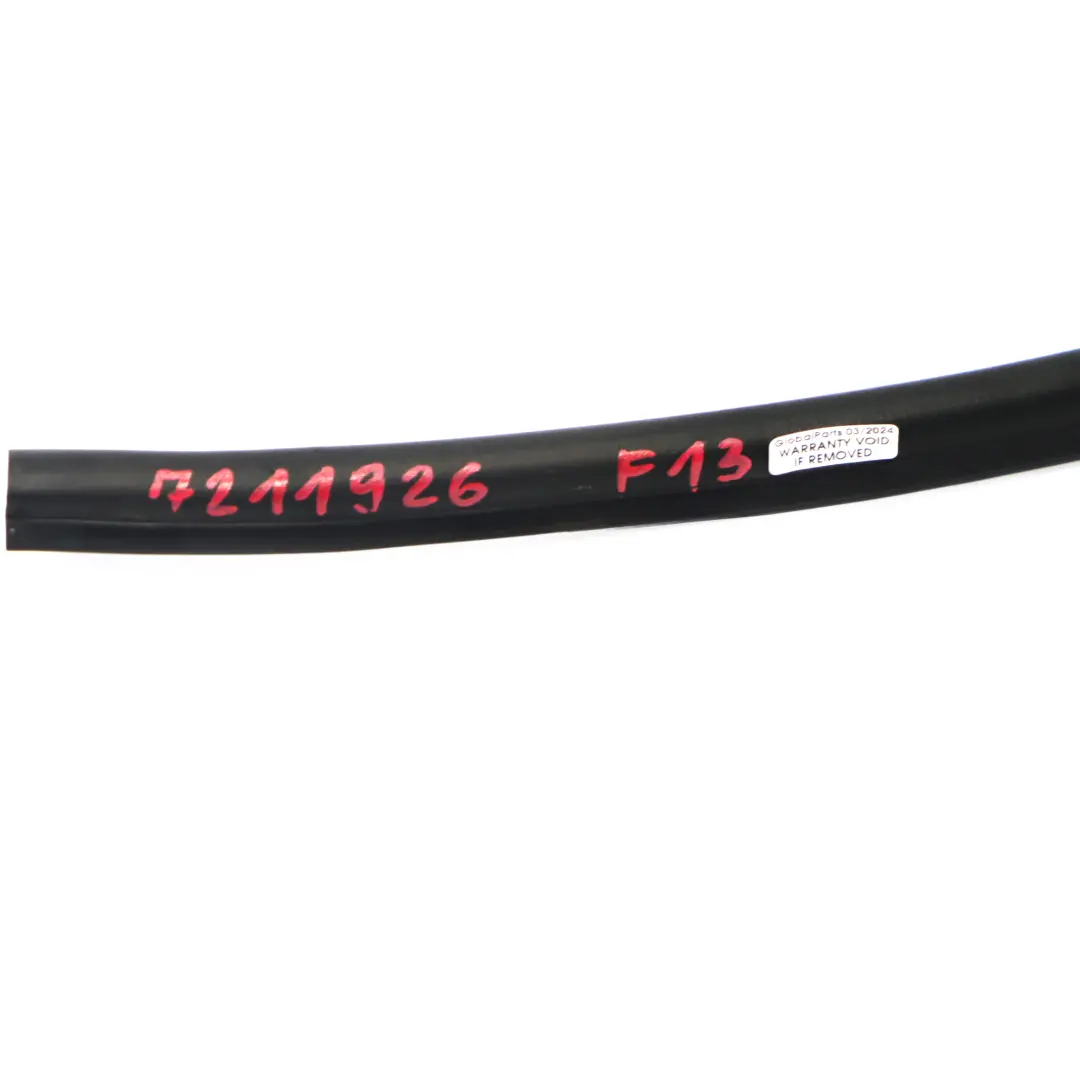 Bonnet Seal BMW F06 F12 F13 Engine Hood Front Sealing Gasket Rubber to with Part number 7211926 Bonnet Seal BMW F06 F12 F13 Engine Hood Front Sealing Gasket Rubber - SKU 7211926 - Part number 7211926
