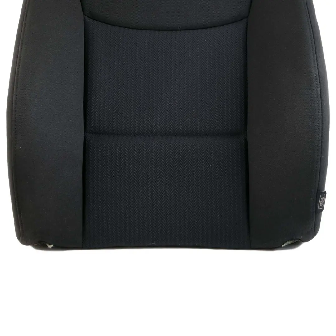 Couvre-dossier de siège avant gauche Tissu Vertex Anthracite pour BMW E90 E91 LCI à propos du numéro de pièce 7212155 BMW E90 E91 LCI Couvre-dossier de siège avant gauche Tissu Vertex Anthracite - SKU 7212155-2 - Numéro de pièce 7212155