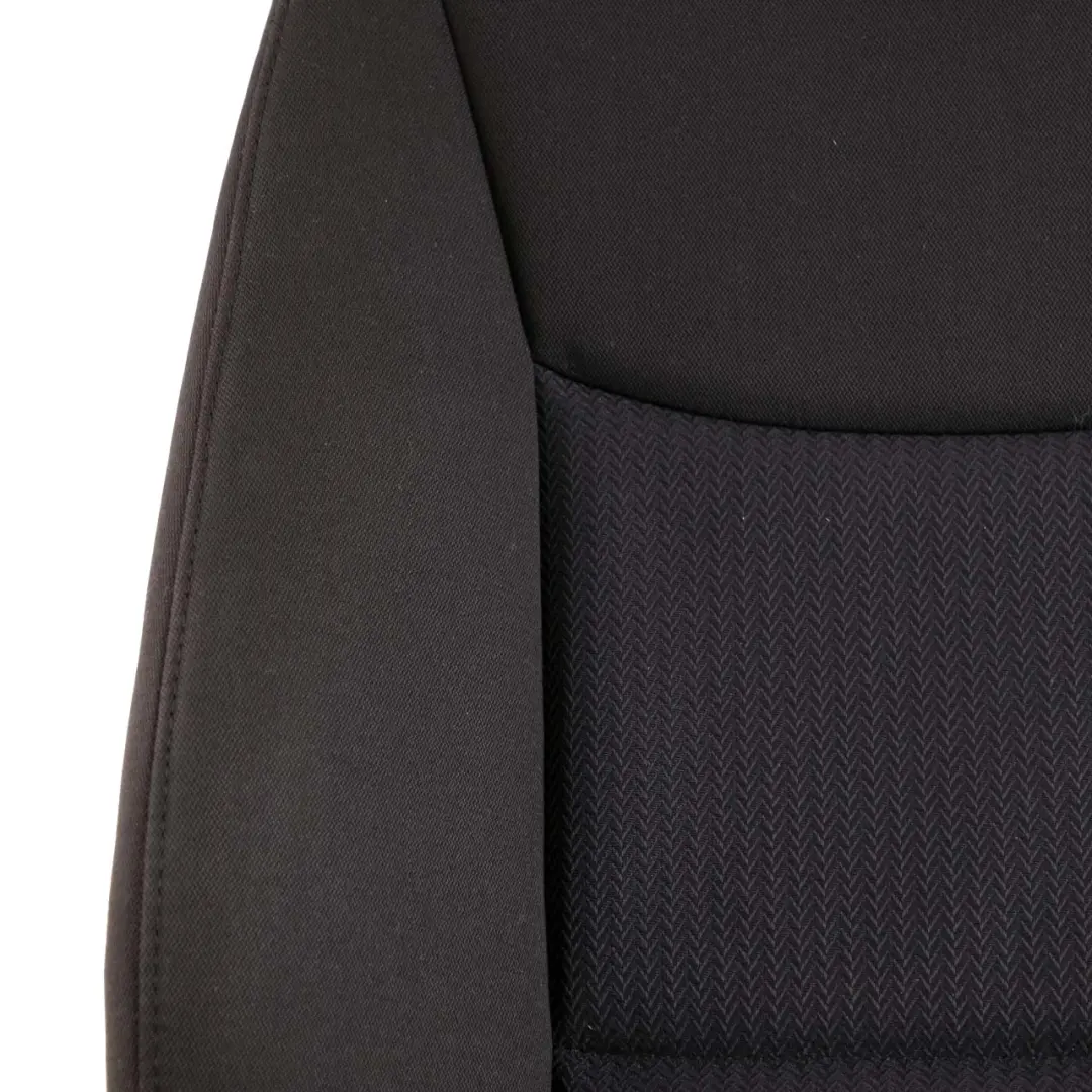 Couvre-dossier de siège avant gauche Tissu Vertex Anthracite pour BMW E90 E91 LCI à propos du numéro de pièce 7212155 BMW E90 E91 LCI Couvre-dossier de siège avant gauche Tissu Vertex Anthracite - SKU 7212155-2 - Numéro de pièce 7212155