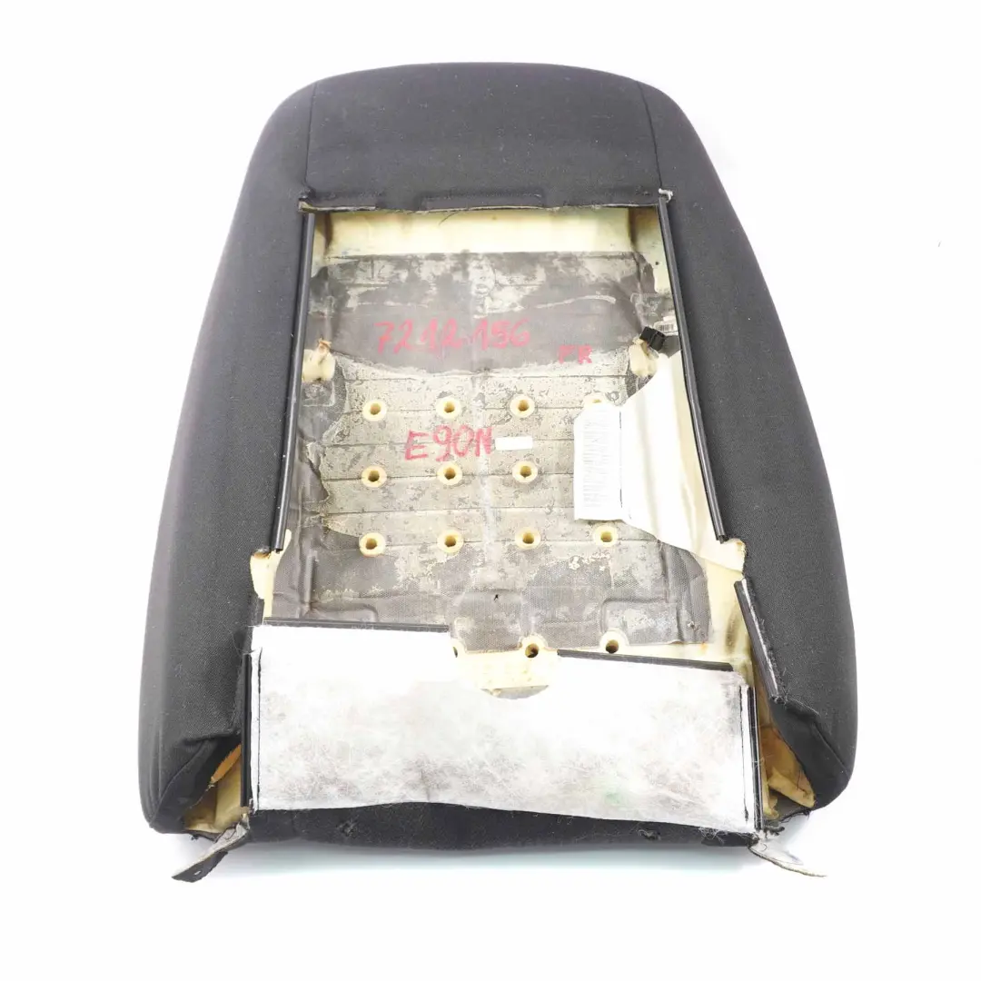 BMW E90 E91 LCI Delantero Derecho O/S Funda Respaldo Asiento Vertex Antracita - SKU 7212156 - Número de pieza 7212156