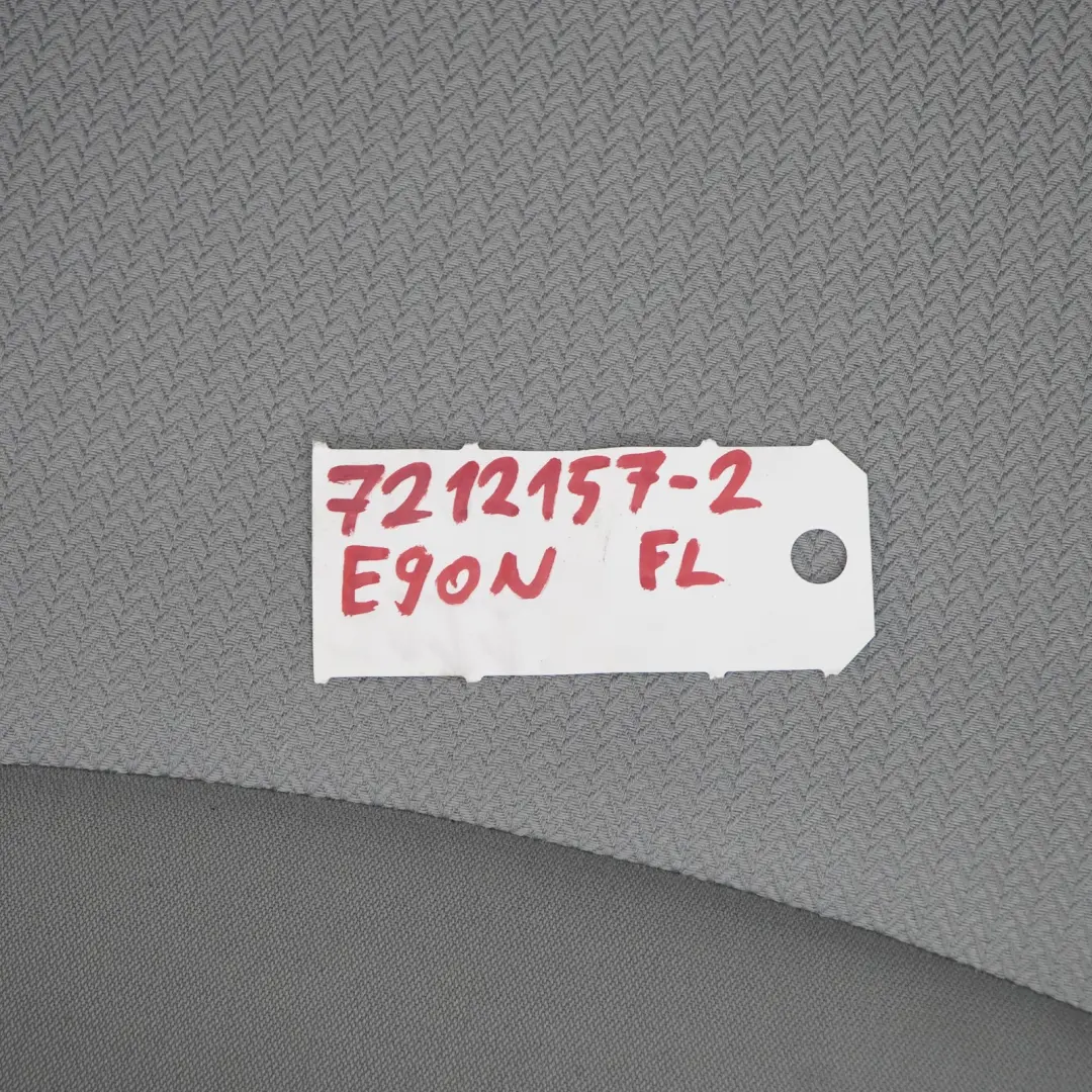  Vorder sitz BMW E90 E91 LCI Interieur Stoff Vertex Grau Links - SKU 7212157-2 - Teilenummer 7212157