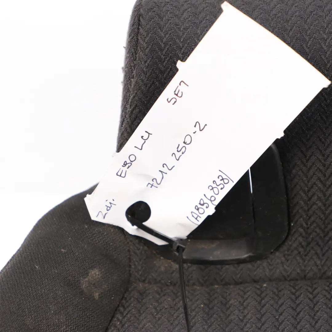 Sofa Bench Set Folding Backrest Cloth Vertex Anthrazit to BMW E90 LCI Rear Seat with Part number 7212250 BMW E90 LCI Rear Seat Sofa Bench Set Folding Backrest Cloth Vertex Anthrazit - SKU 7212250-2 - Part number 7212250