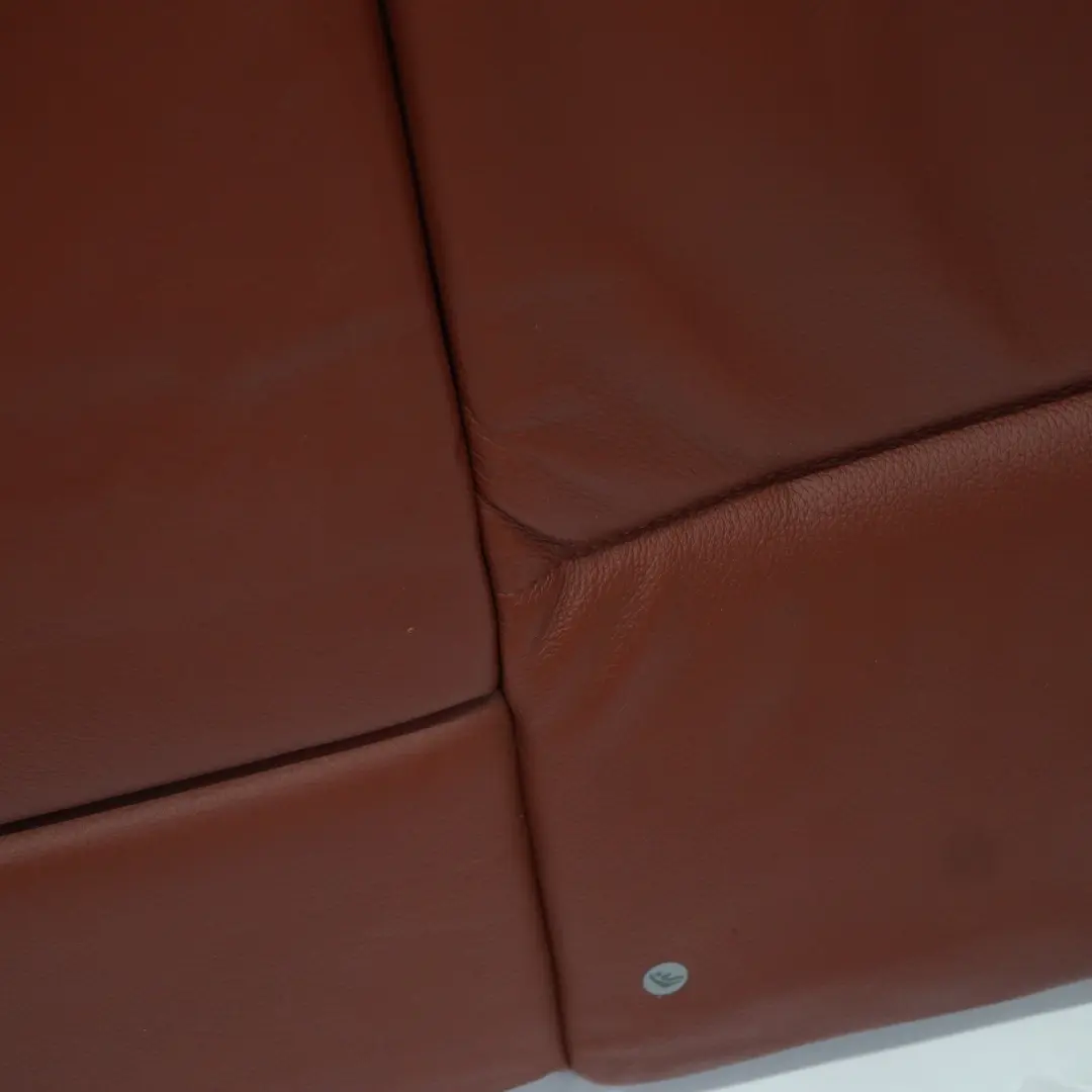BMW E90 LCI Asiento Trasero Respaldo Cubierta De Cuero Rojo Marrón - SKU 7212274 - Número de pieza 7212274