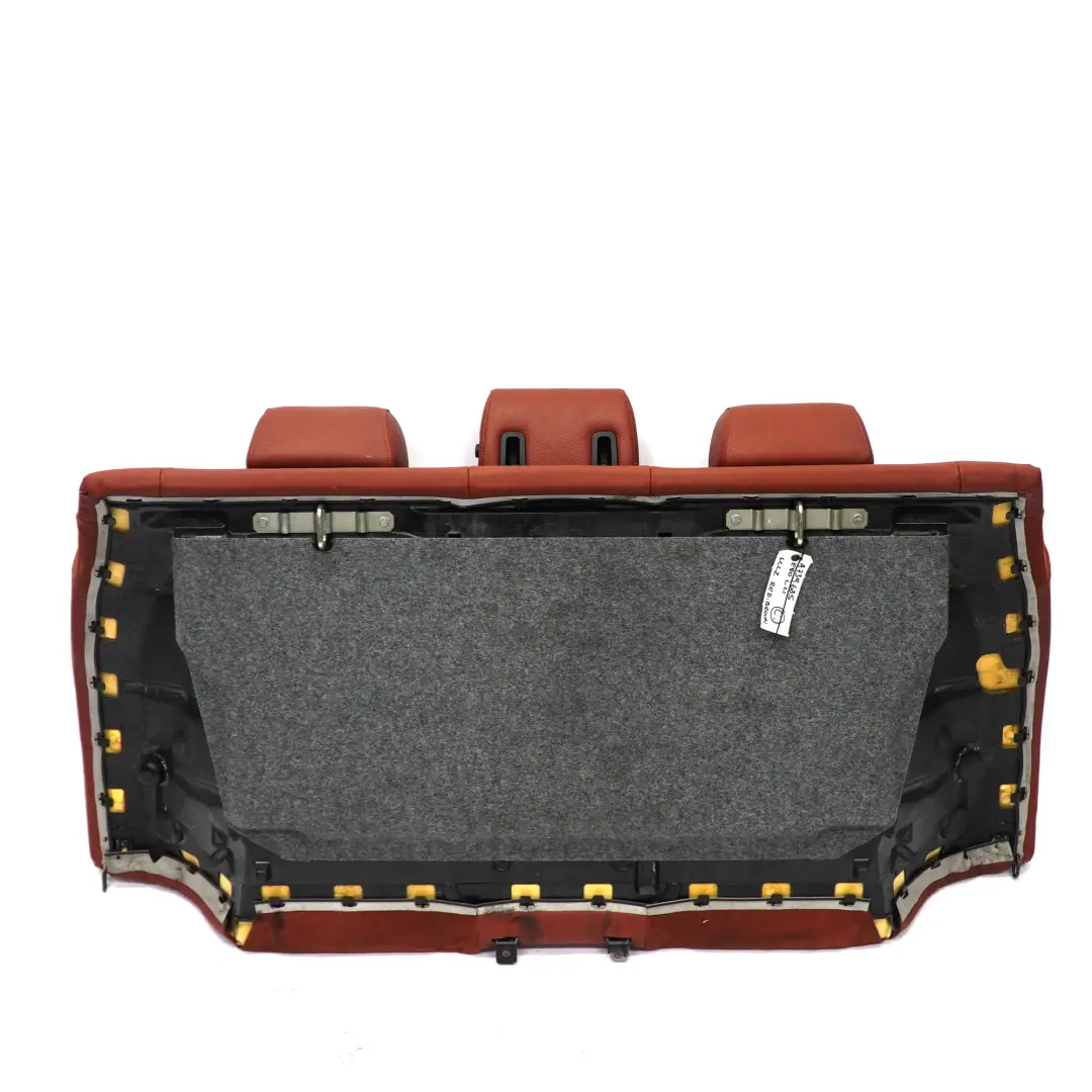 Asiento Trasero Respaldo Cubierta De Cuero Rojo Marrón para BMW E90 LCI con número de pieza 7212274 BMW E90 LCI Asiento Trasero Respaldo Cubierta De Cuero Rojo Marrón - SKU 7212274 - Número de pieza 7212274