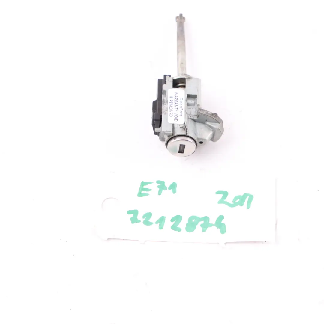 Catch Lock Cylinder Front Driver Handle Key to BMW X6 E71 with Part number 7212874 BMW X6 E71 Catch Lock Cylinder Front Driver Handle Key - SKU 7212874 - Part number 7212874