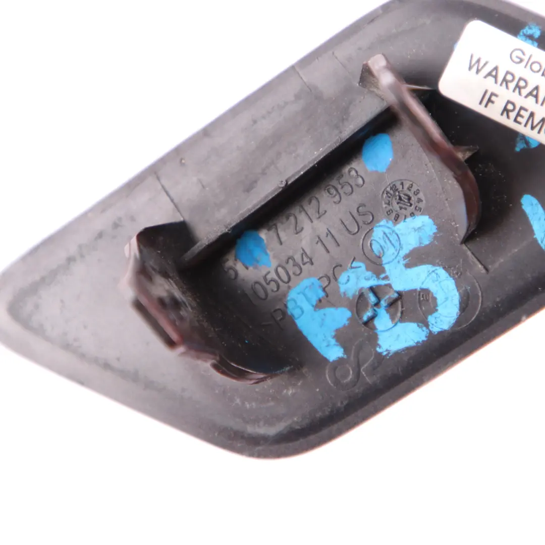 BMW X3 F25 Nozzle Cover Left N/S Front Bumper Headlight Spray Vermillionrot A82 - SKU 7212953-VER - Part number 7212953