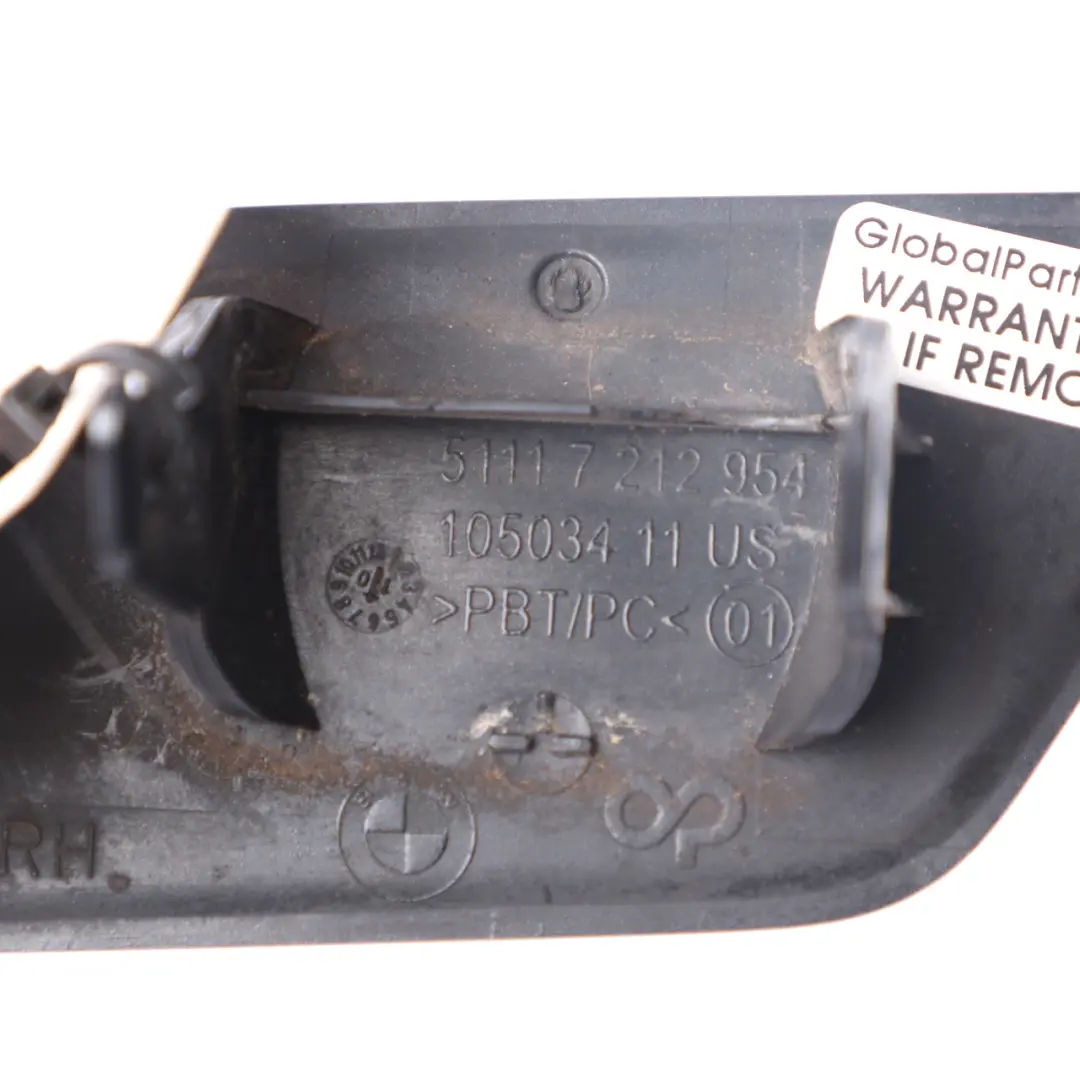 BMW X3 F25 Düsenabdeckung rechts Frontstoßstange Scheinwerfer Spray Space Grau - SKU 7212954-DSB - Teilenummer 7212954