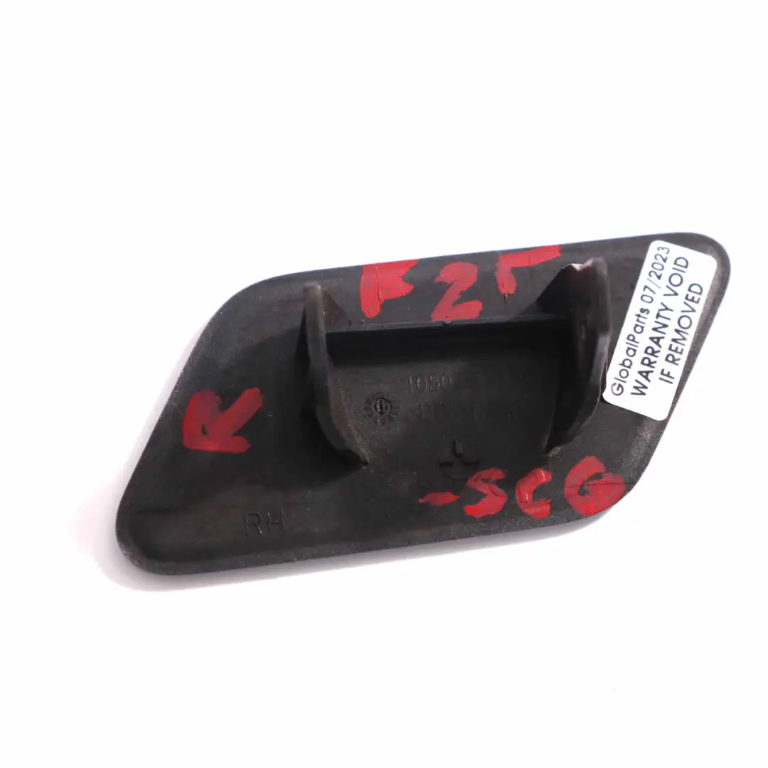 BMW X3 F25 Nozzle Cover Right O/S Front Bumper Headlight Spray Space Grey A52 - SKU 7212954-SCG - Part number 7212954